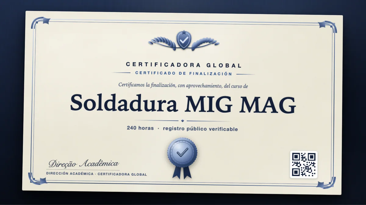 Portada del curso Soldadura MIG MAG