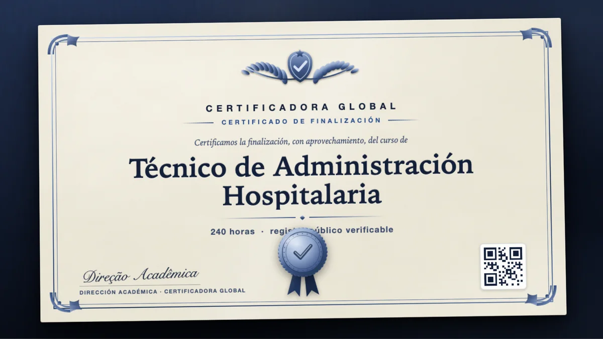 Portada del curso Técnico de Administración Hospitalaria