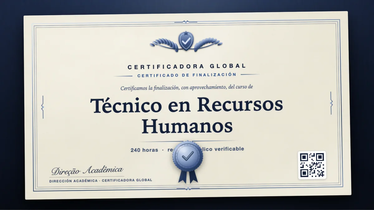 Portada del curso Técnico en Recursos Humanos