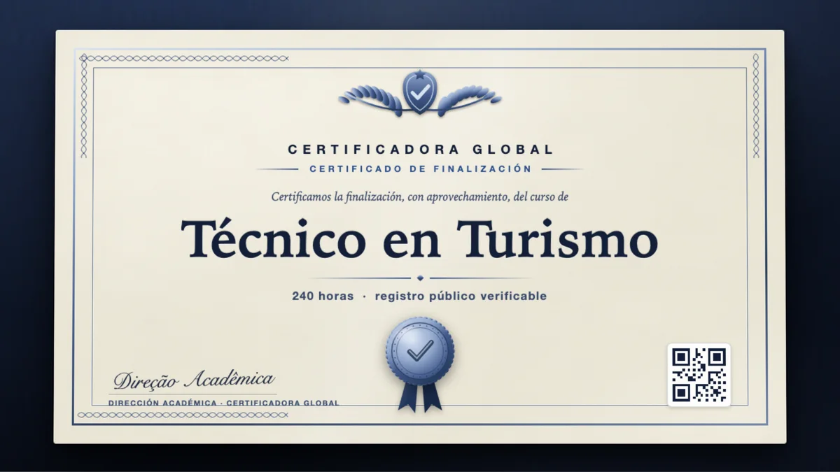 Portada del curso Técnico en Turismo