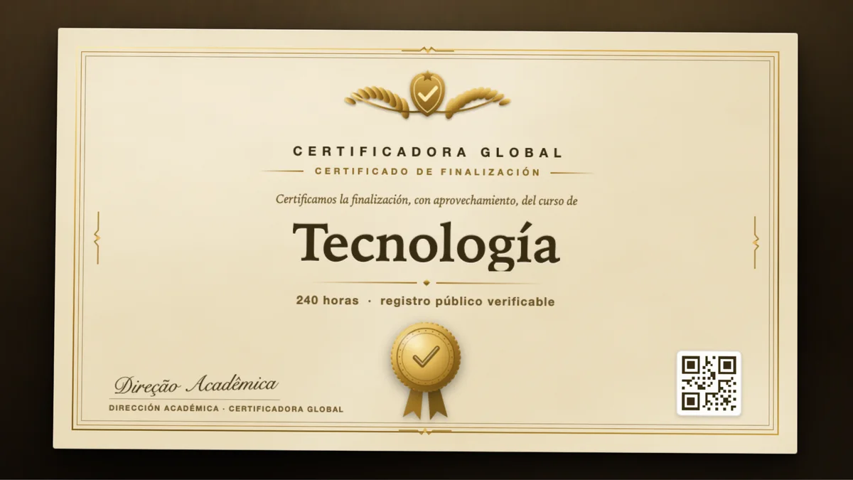 Portada del curso Tecnología