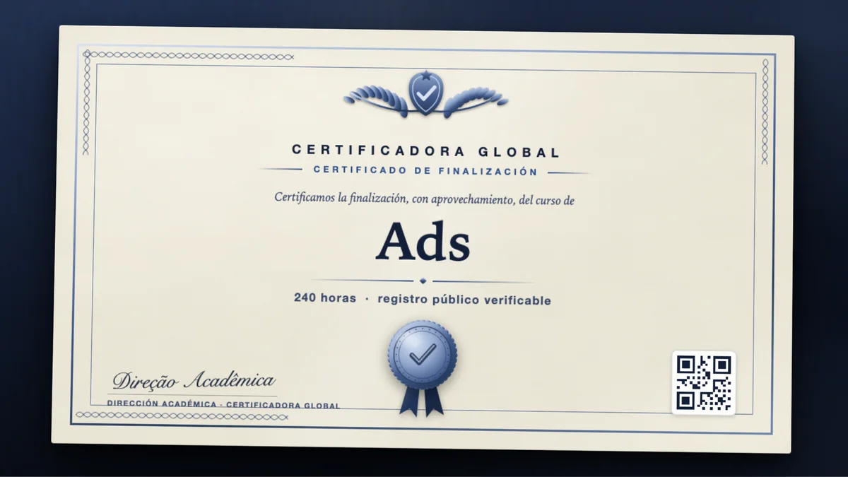 Portada del curso Ads