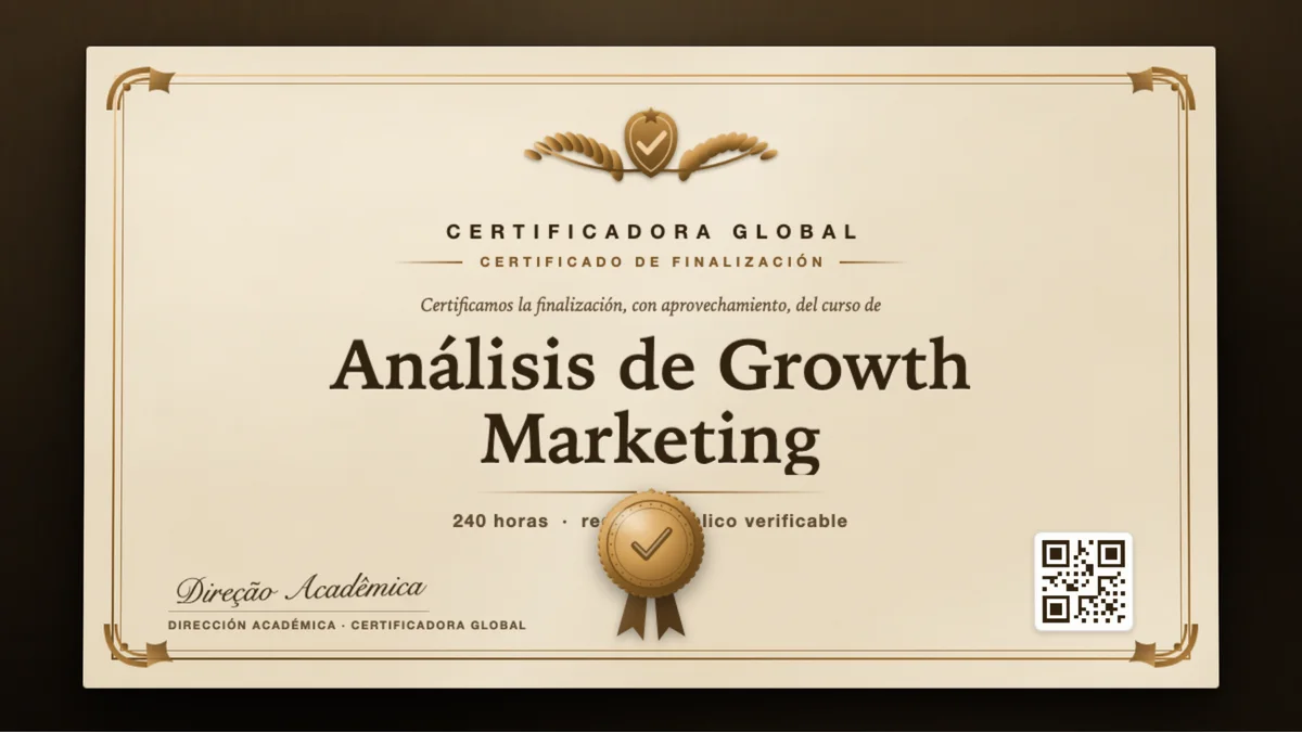 Portada del curso Análisis de Growth Marketing