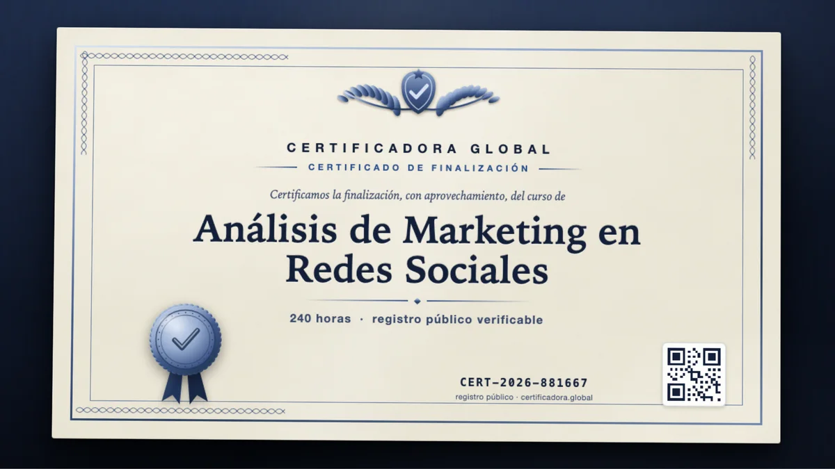 Portada del curso Análisis de Marketing en Redes Sociales
