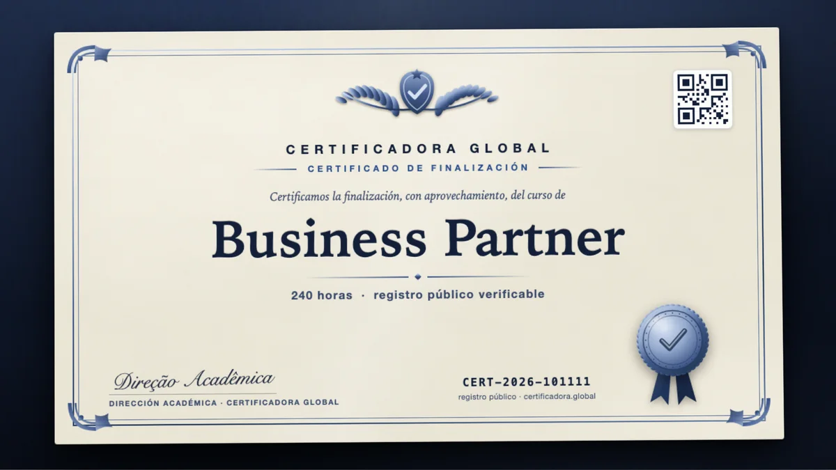 Portada del curso Business Partner