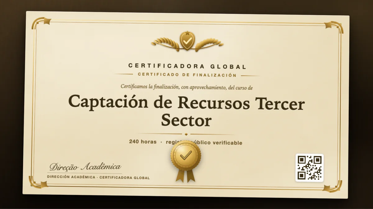 Portada del curso Captación de Recursos Tercer Sector