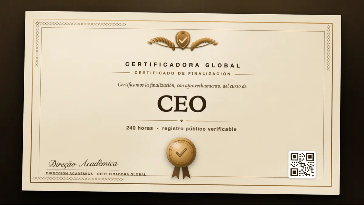 Portada del curso CEO