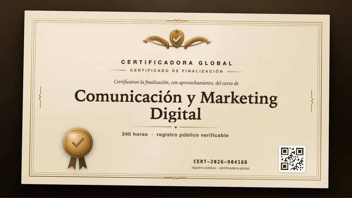 Portada del curso Comunicación y Marketing Digital