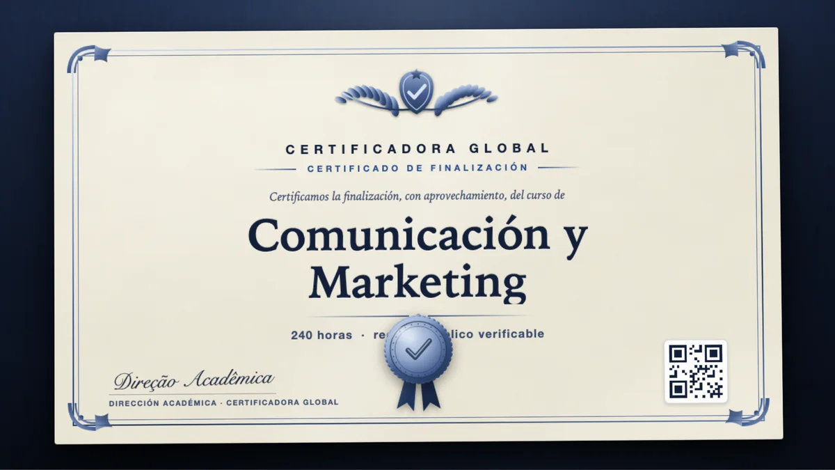 Portada del curso Comunicación y Marketing