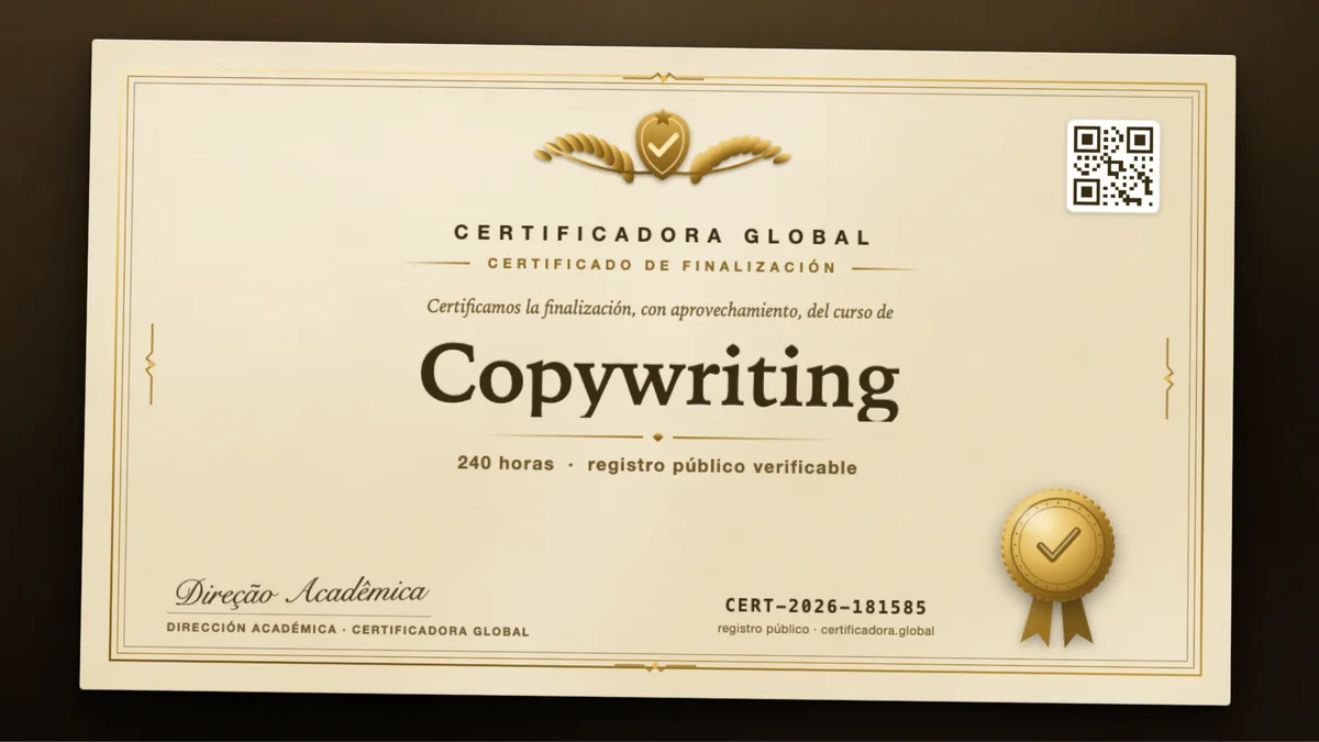 Portada del curso Copywriting