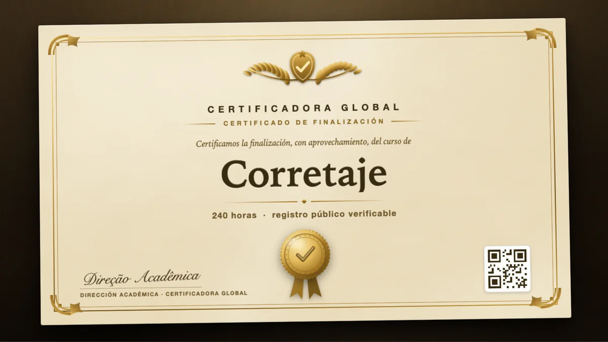 Portada del curso Corretaje