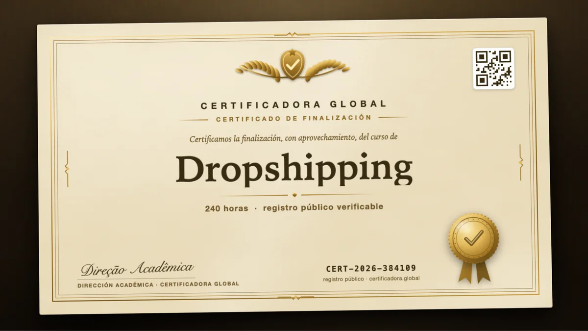 Portada del curso Dropshipping