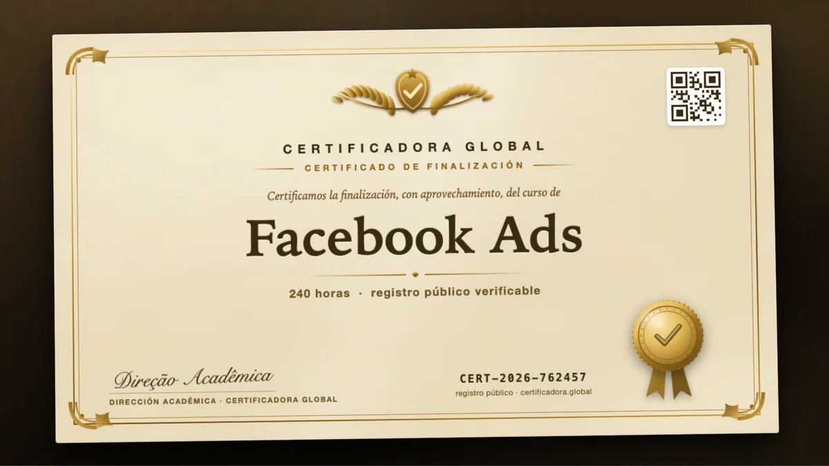 Portada del curso Facebook Ads