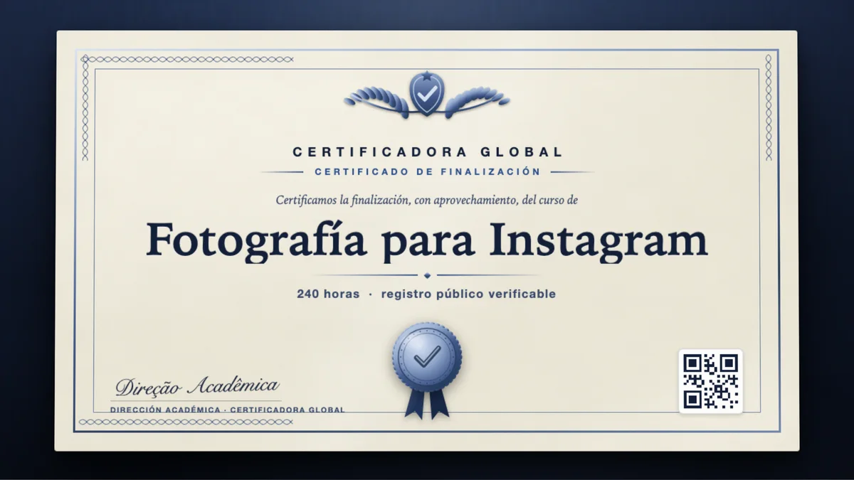 Portada del curso Fotografía para Instagram