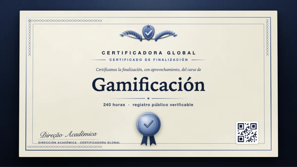 Portada del curso Gamificación