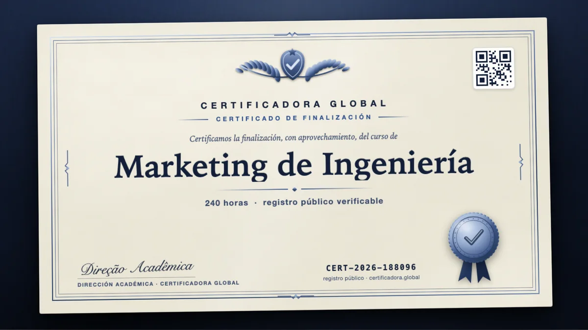 Portada del curso Marketing de Ingeniería
