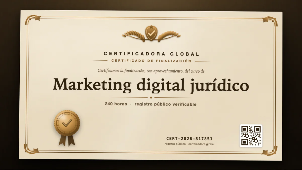 Portada del curso Marketing digital jurídico