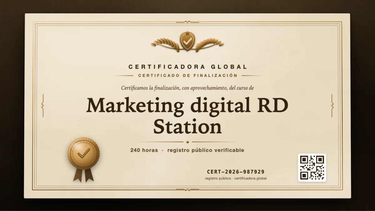 Portada del curso Marketing digital RD Station