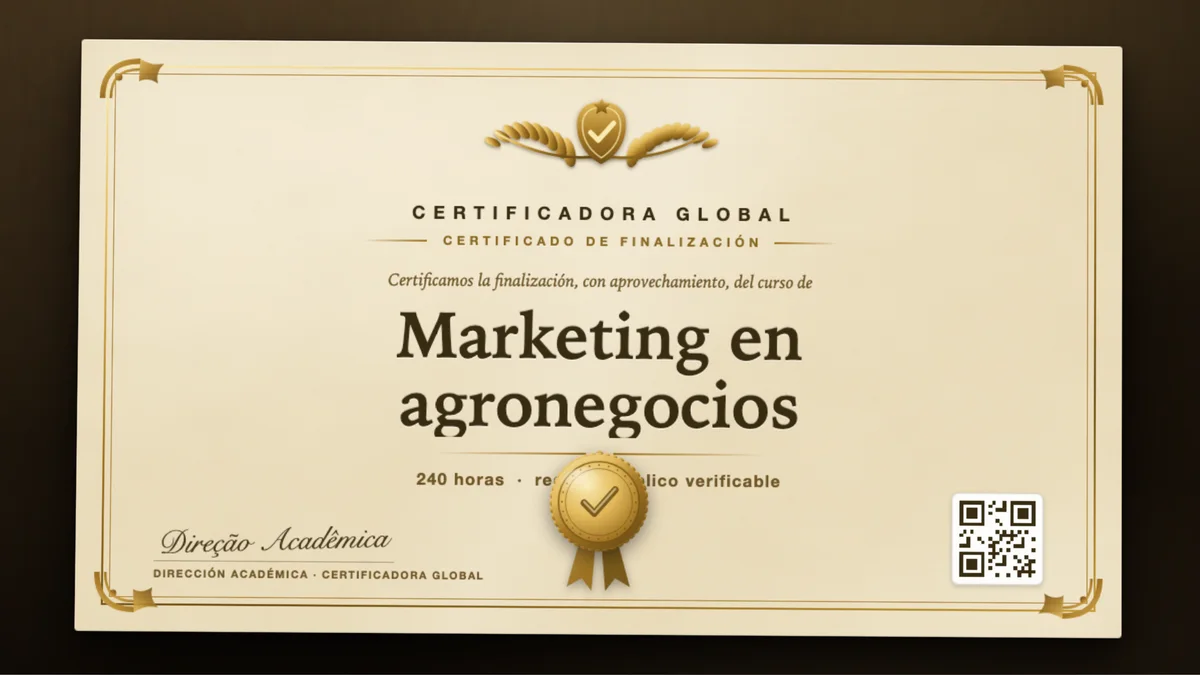 Portada del curso Marketing en agronegocios