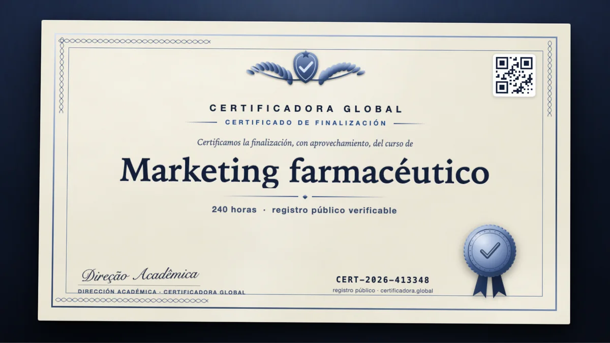 Portada del curso Marketing farmacéutico