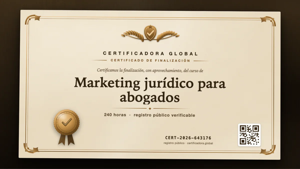 Portada del curso Marketing jurídico para abogados