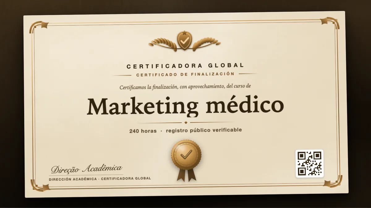 Portada del curso Marketing médico