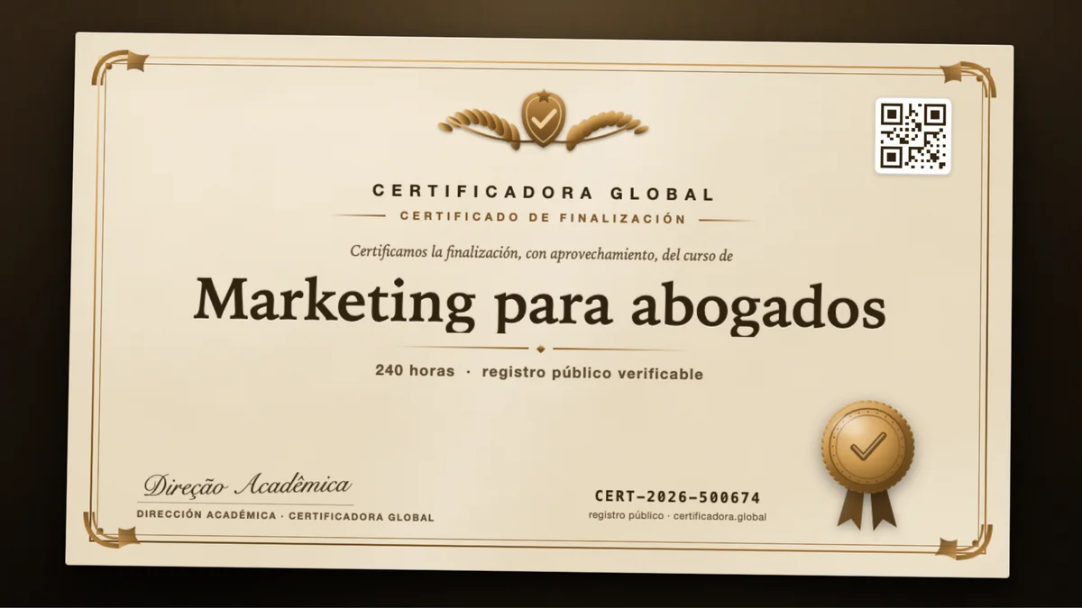 Portada del curso Marketing para abogados