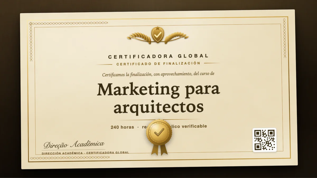 Portada del curso Marketing para arquitectos