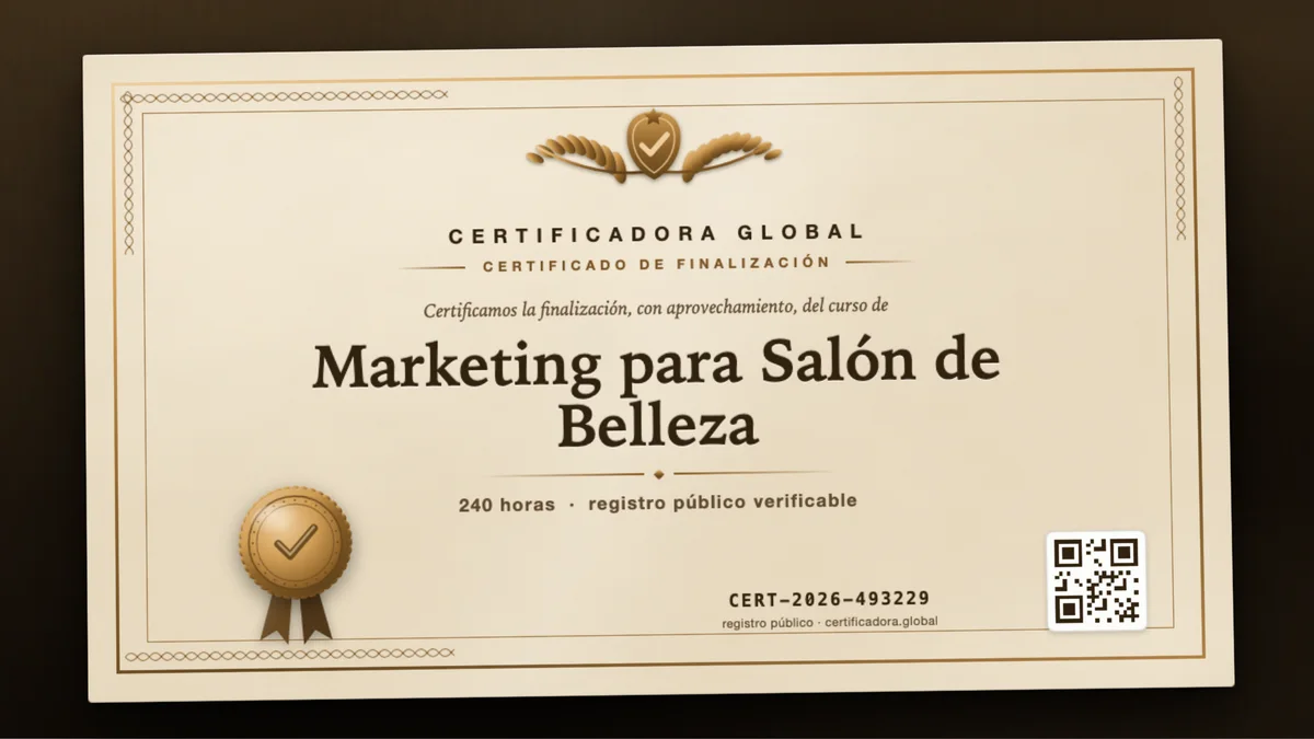 Portada del curso Marketing para Salón de Belleza