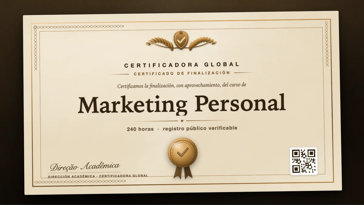 Portada del curso Marketing Personal