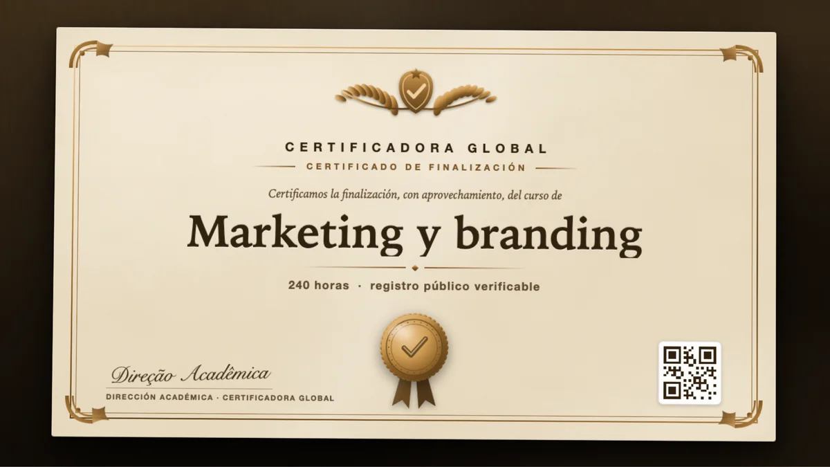 Portada del curso Marketing y branding