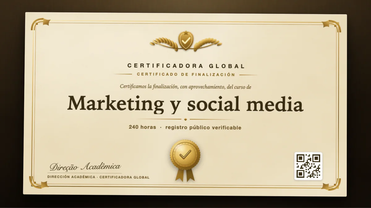Portada del curso Marketing y social media