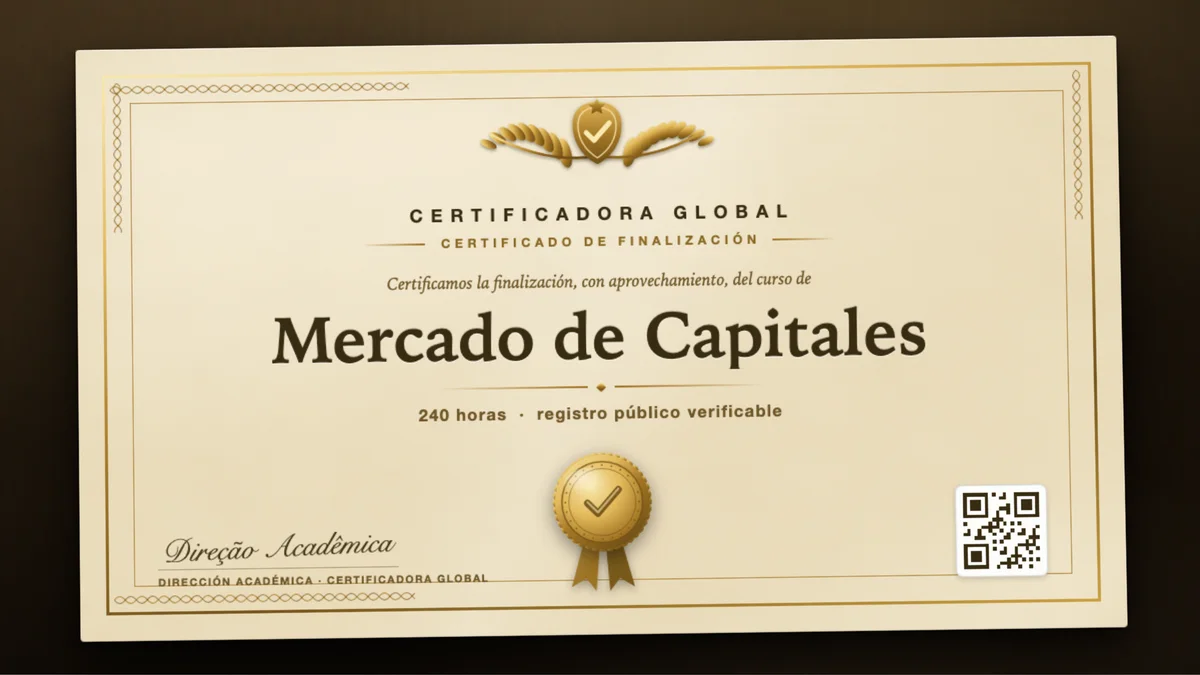 Portada del curso Mercado de Capitales