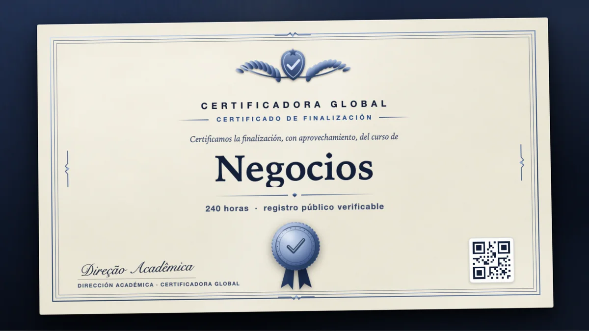 Portada del curso Negocios