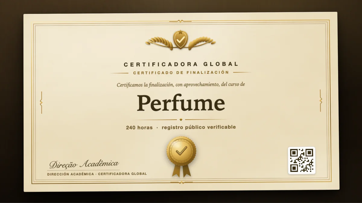 Portada del curso Perfume