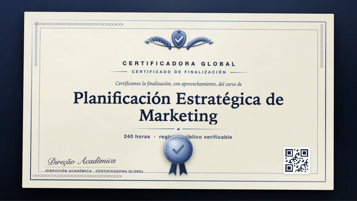Portada del curso Planificación Estratégica de Marketing