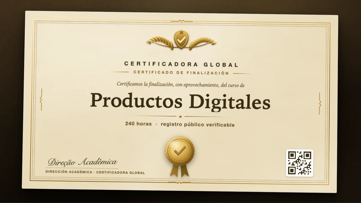 Portada del curso Productos Digitales