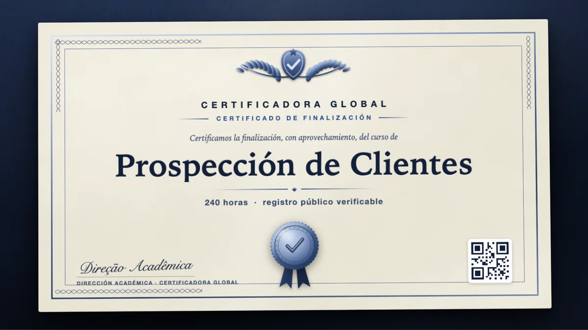 Portada del curso Prospección de Clientes