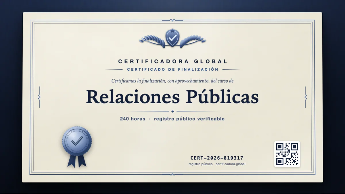 Portada del curso Relaciones Públicas