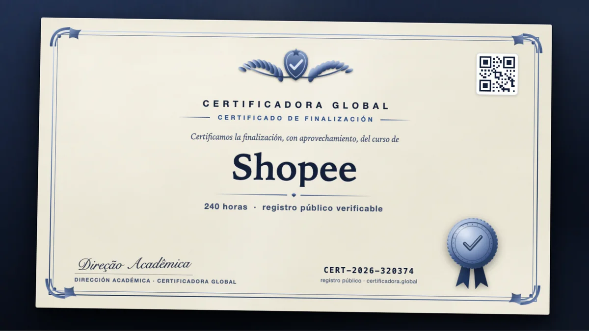 Portada del curso Shopee