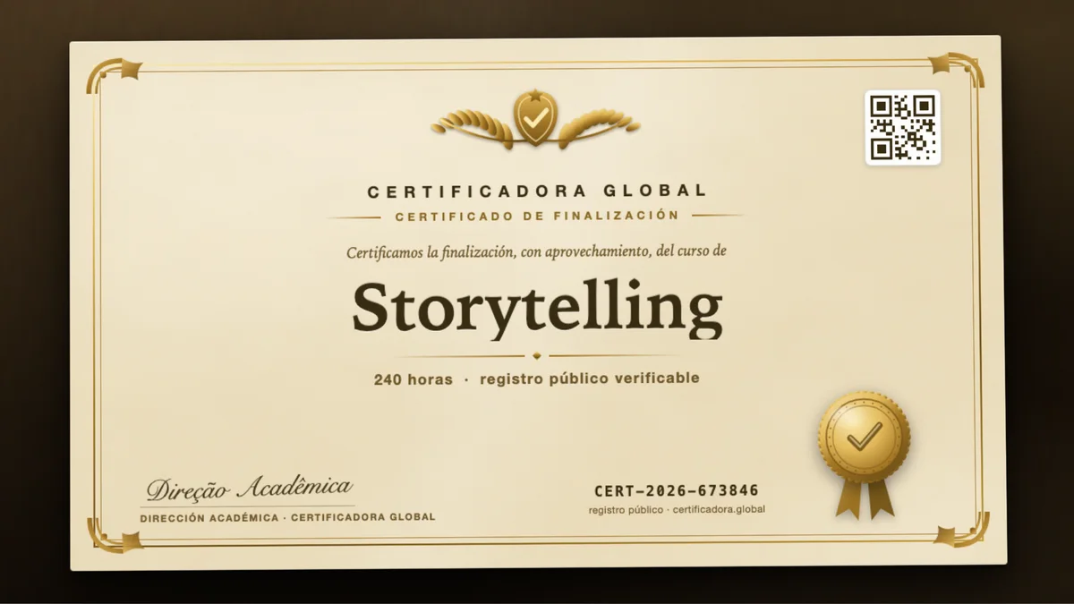 Portada del curso Storytelling