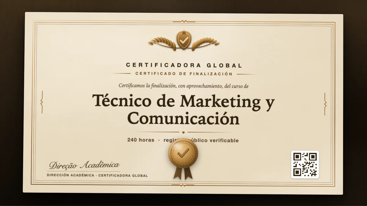 Portada del curso Técnico de Marketing y Comunicación