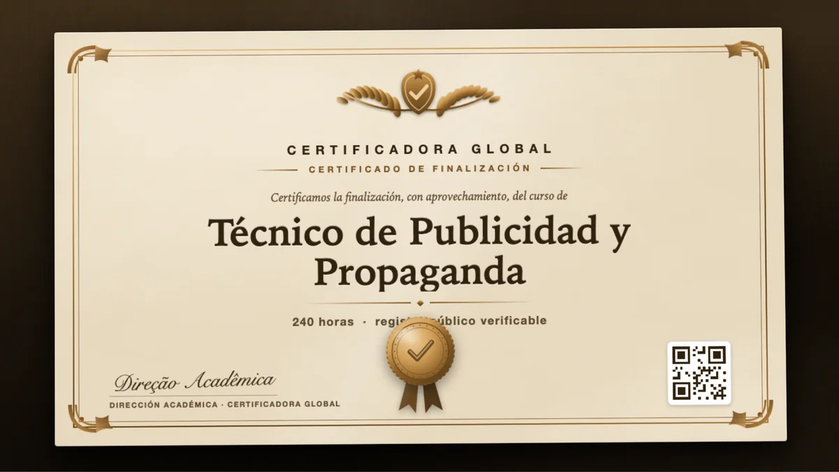 Portada del curso Técnico de Publicidad y Propaganda