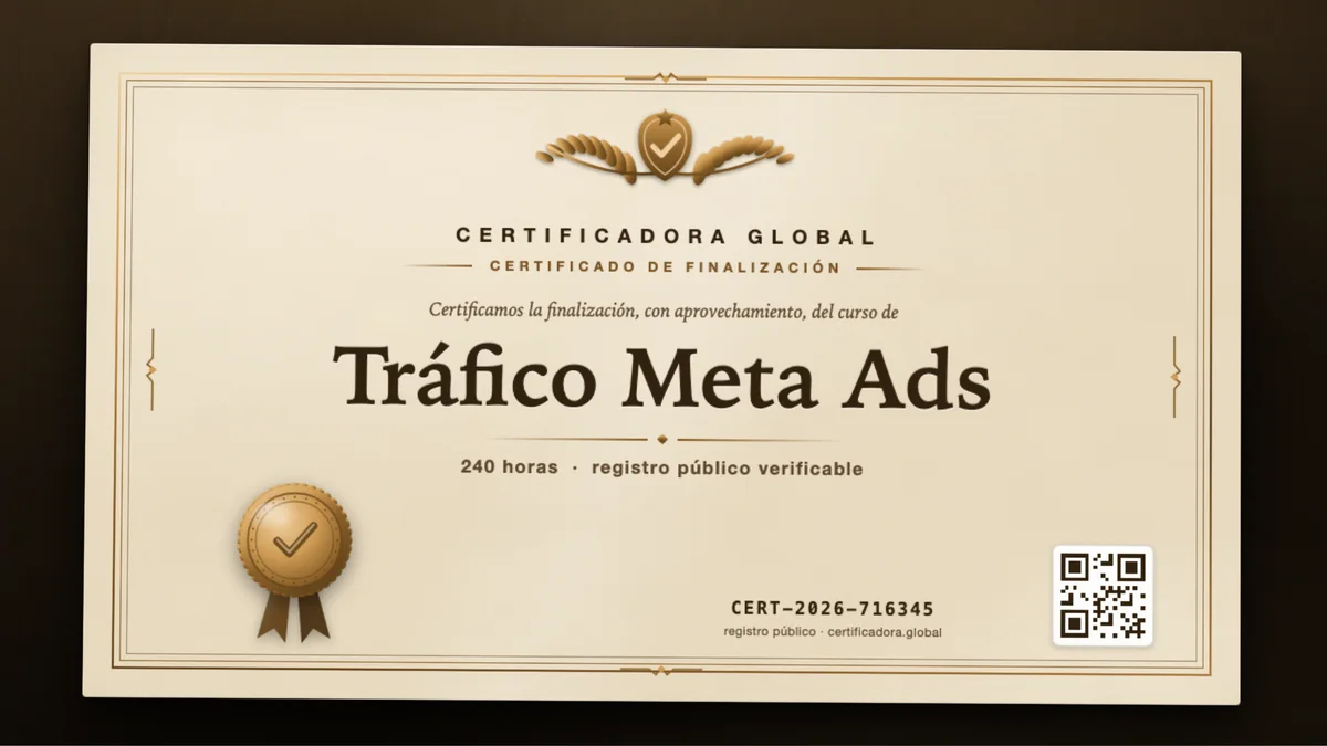 Portada del curso Tráfico Meta Ads