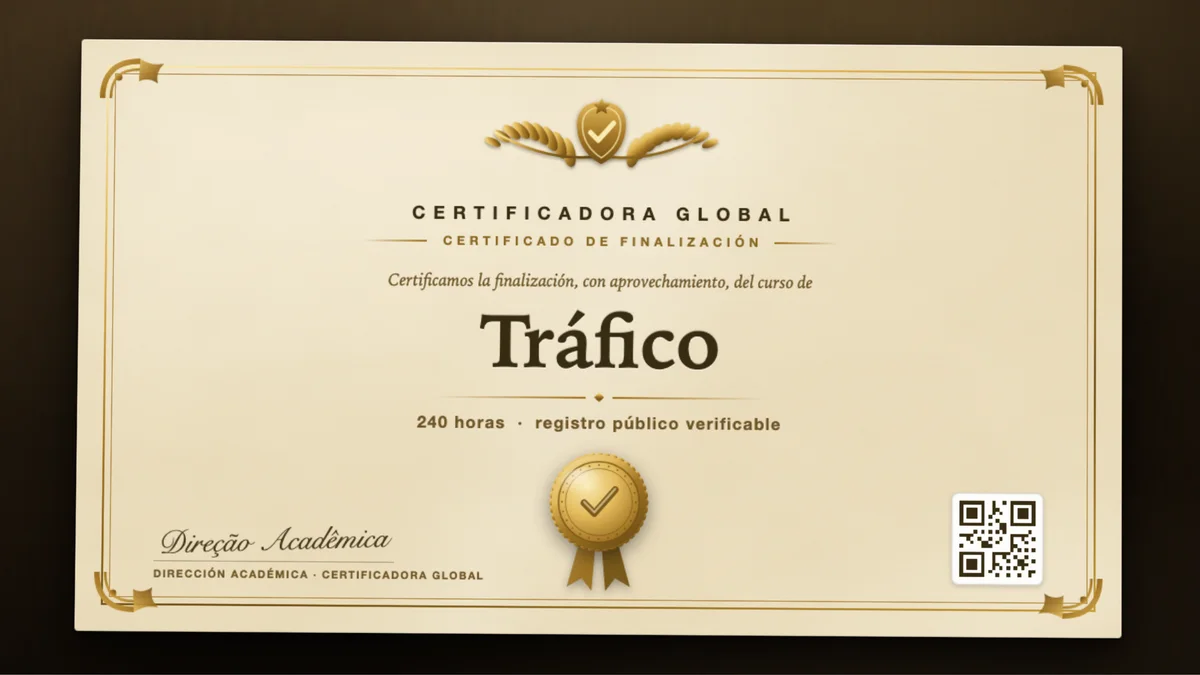 Portada del curso Tráfico