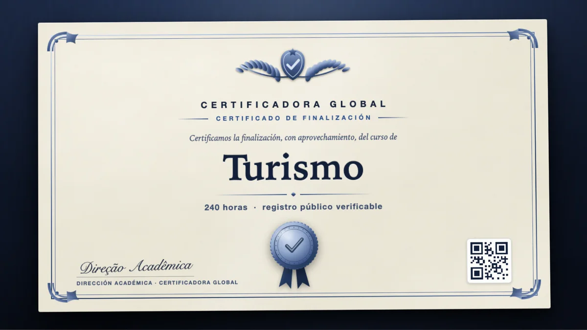 Portada del curso Turismo