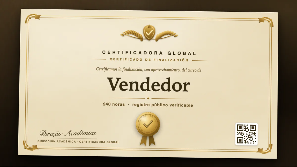 Portada del curso Vendedor