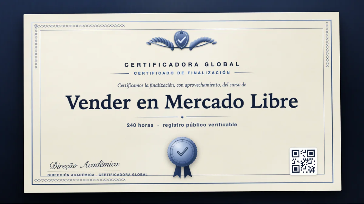 Portada del curso Vender en Mercado Libre