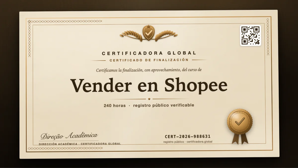Portada del curso Vender en Shopee