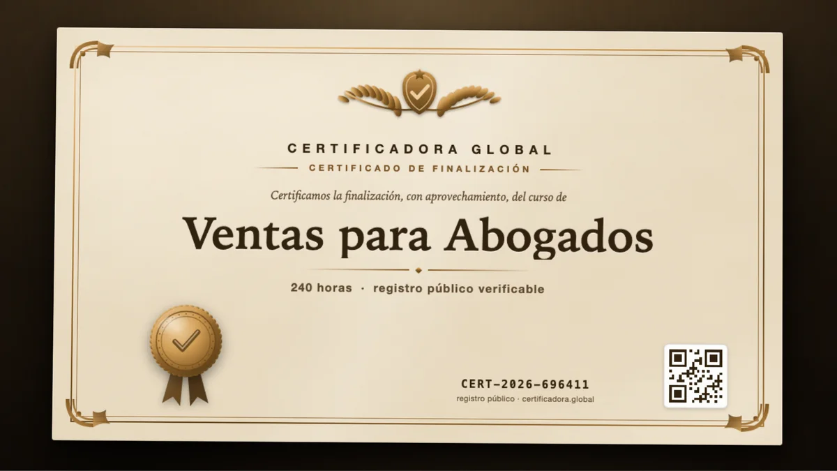Portada del curso Ventas para Abogados